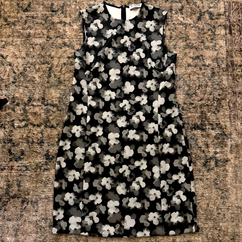 Of Mercer Floral Shift Dress Sz 12